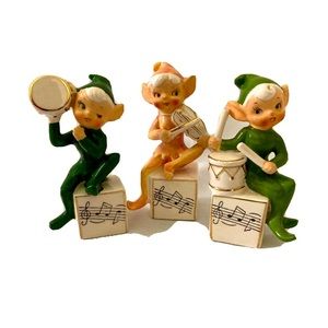 Rare vintage Napco musical pixies